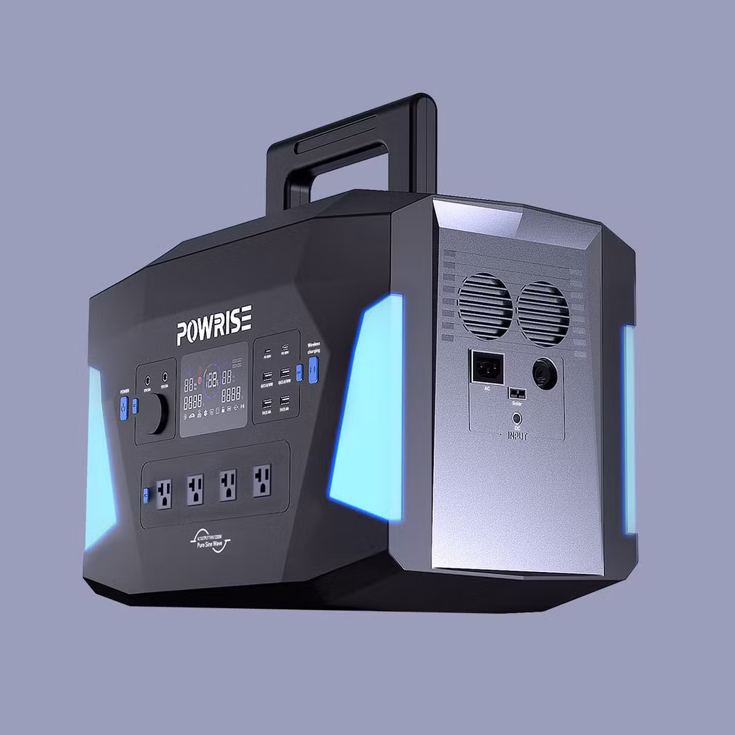 New Arrival 500W 1000W 2200W 3000W Solar Portable Rechargeable Power Station Battery Portable Power Station Multi-Funtional Multi-Colourful