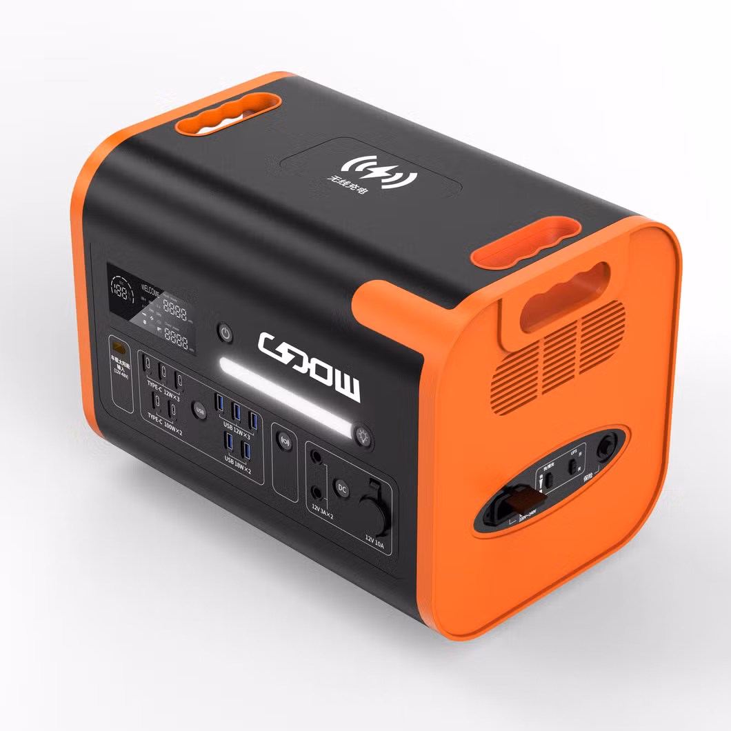 600W 1000W Outdoor Travel Charging Power 2000W 2200W Portable Solar Power Station