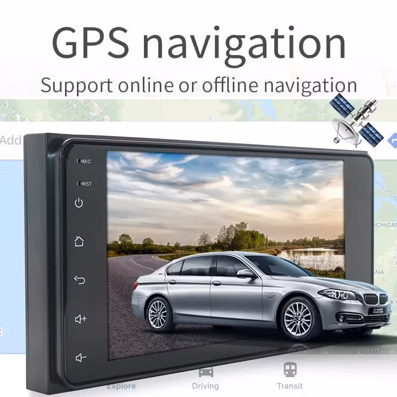 Suitable for Toyota GM 7′′ Touch Screen Car Double DIN Music Video Stereo Auto Radio Car MP3 MP4 DVD Player