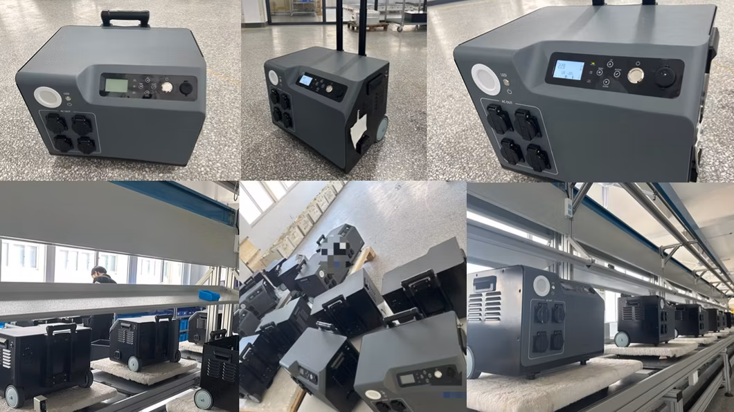 Portable Power Station with Solar Panel Generator 2000W 2400W 3600W 5500W 1kw 1.2kw 2kw 2.4kw 3.6kw 5.5kw