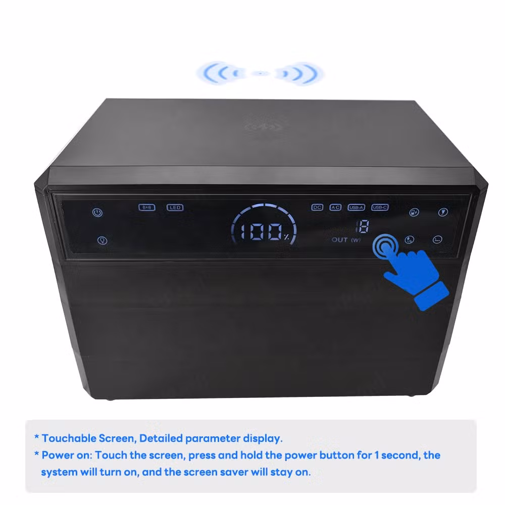 Power Station Solar Energy System 300W 500W 1000W 2000W 3000W 5000W LiFePO4 Outdoor Solar Power Generator Portable Power Station