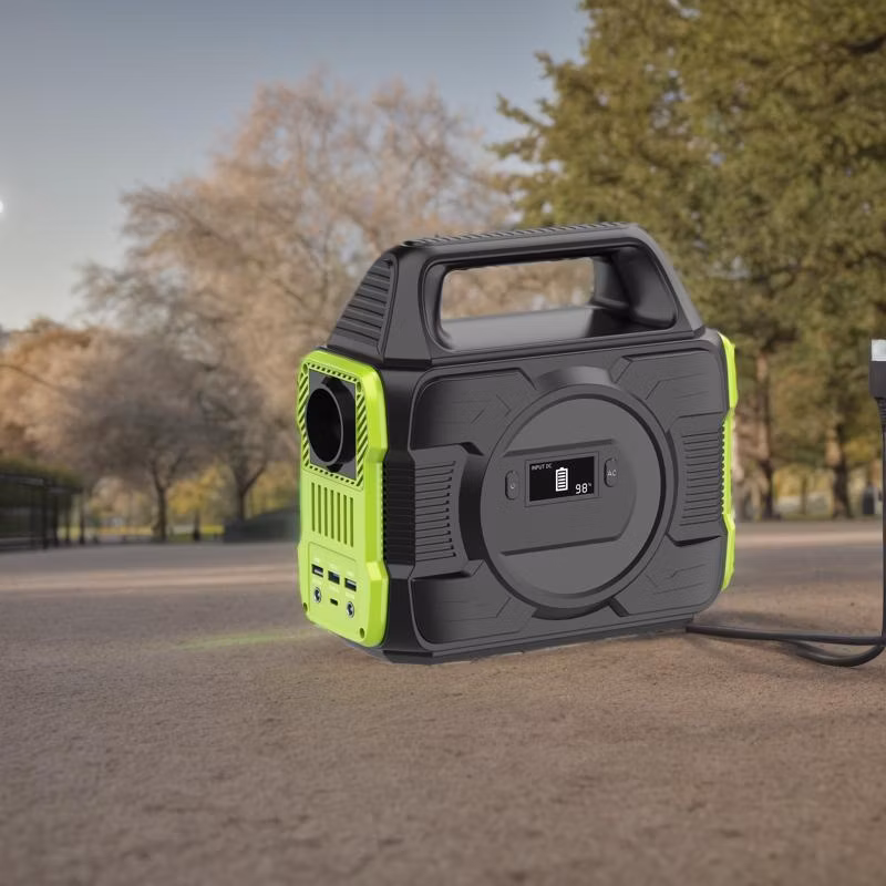 Generator Portable Power Station 300W Outdoor Power Bank Station Silent Small Mobile Portable Solar Generator