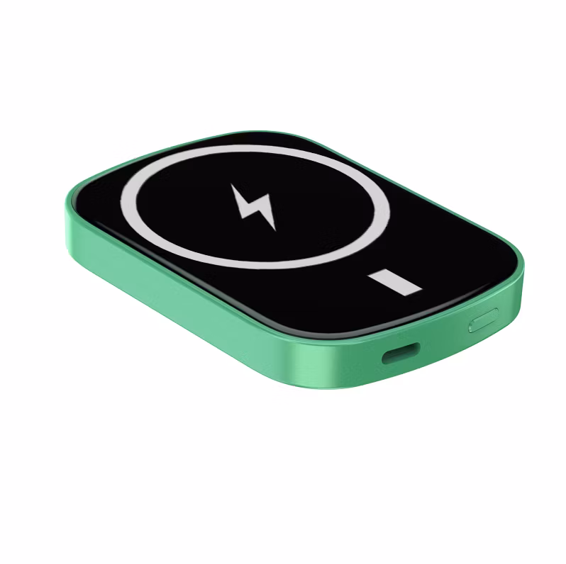 Hot 5000mAh Selling Support Fast Charging Wireless Charging Magnetic Rental Power Bank CE FCC Rosh Kc Pet Charging Treasure