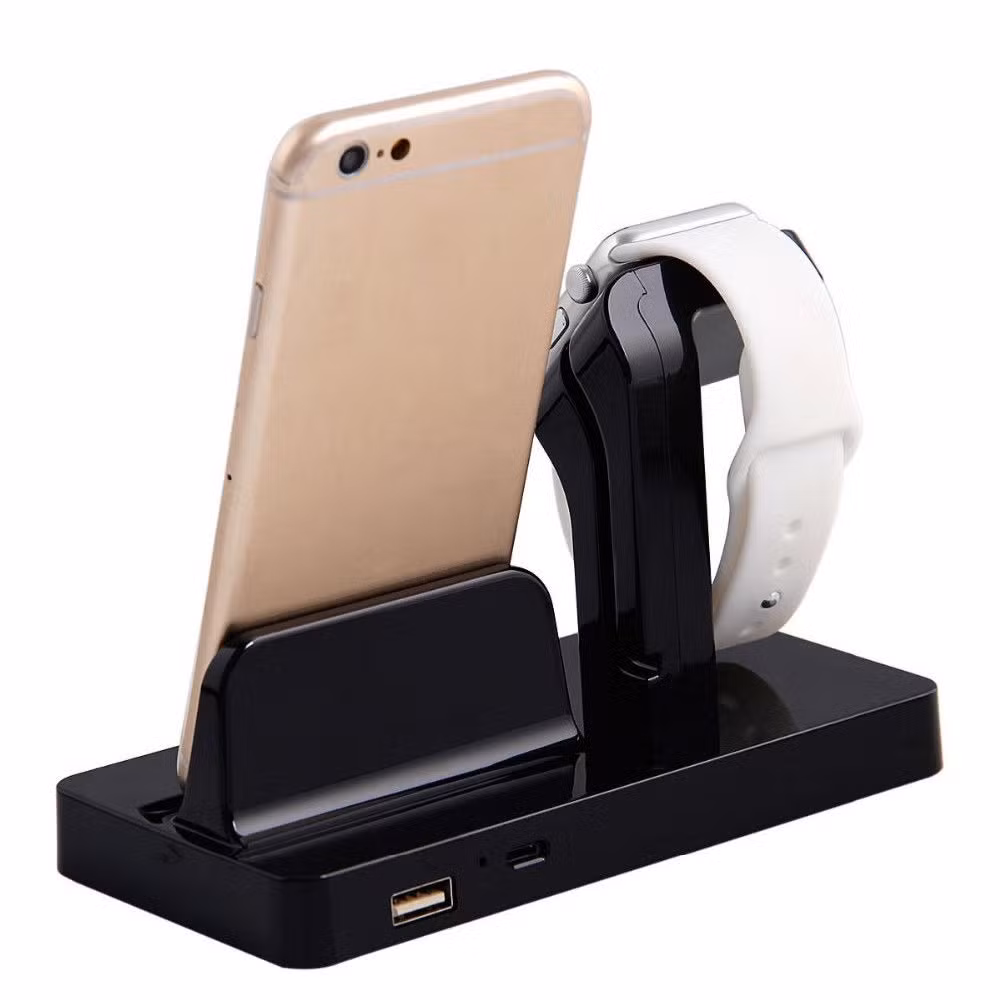 Power Stand Station Charger Holder for Apple Watch Iwatch iPhone 7