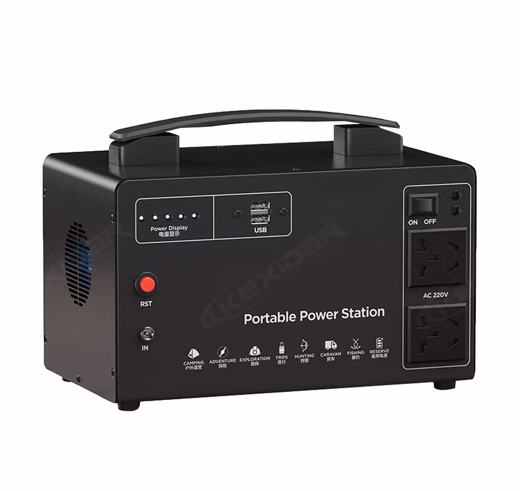 Portable Power Station 600W Outdoor Camping Travel Battery Power Supply