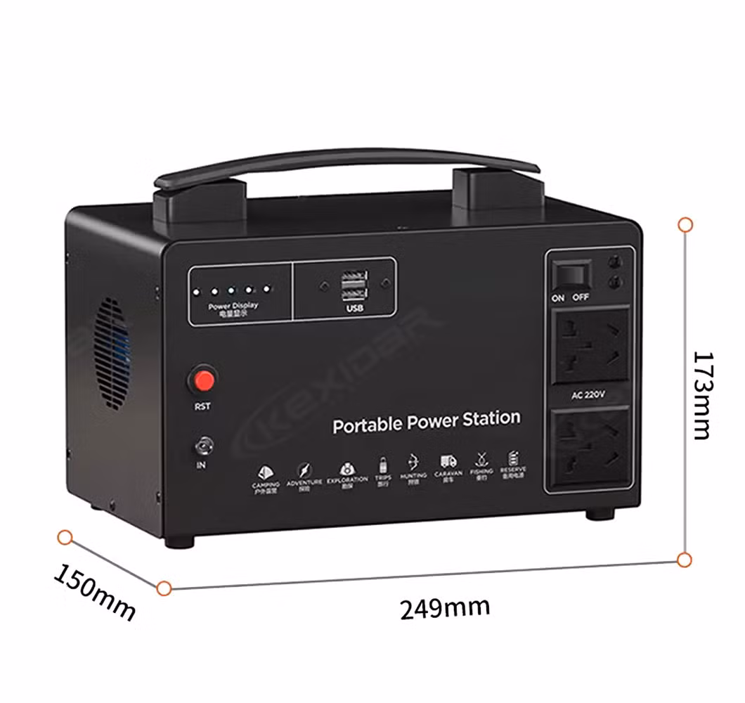 Portable Power Station 600W Outdoor Camping Travel Battery Power Supply