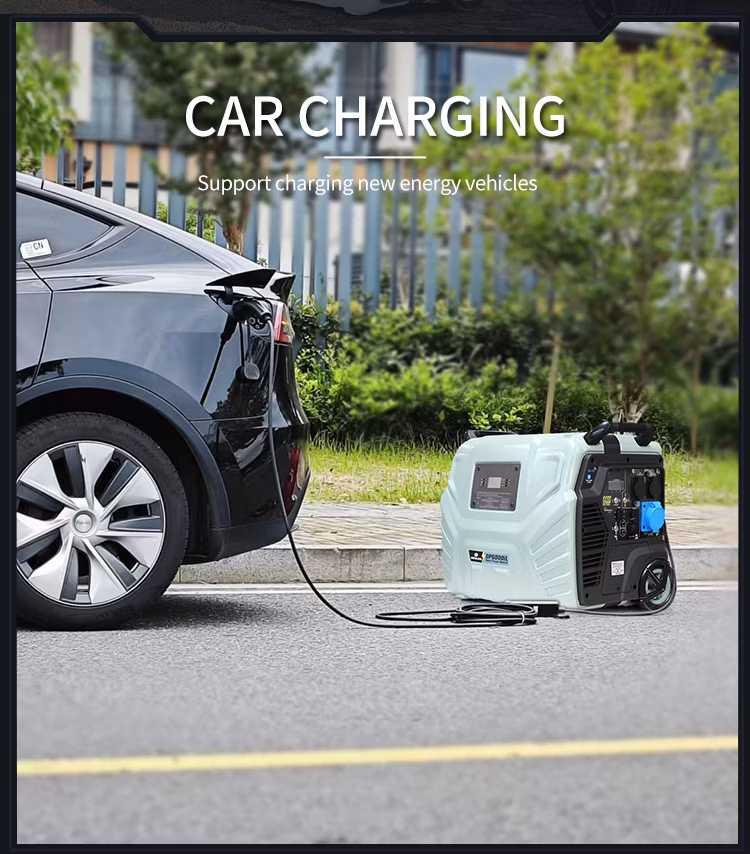 Home Use 6000W AC 220V 240V LiFePO4 Battery Solar Portable Power Station