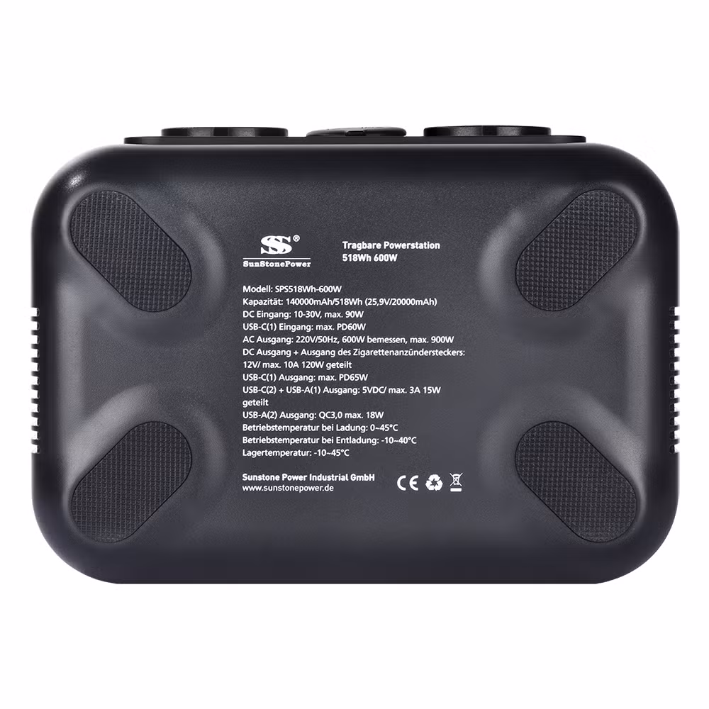 Factory Direct 600W Portable Charging Power Station Home Outdoor with AC DC Camping Lithium Battery Back up Power Bank