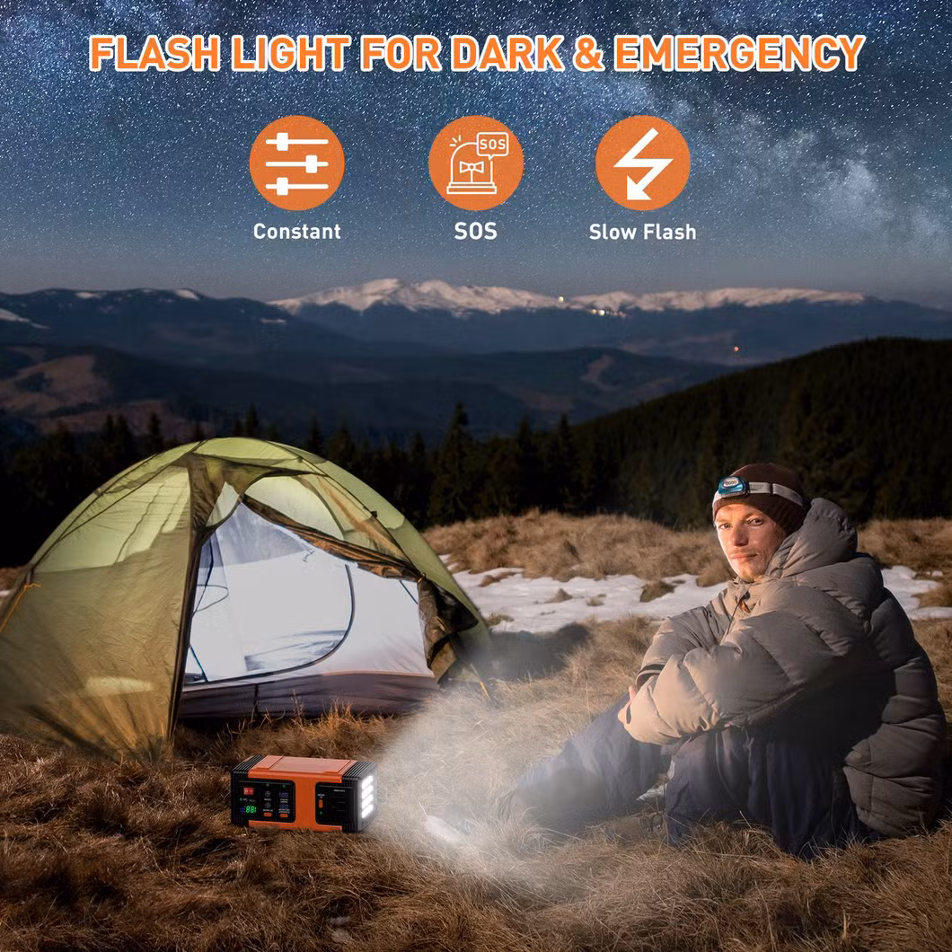 2024 Portable Power Bank Station Power Generator 100W for Camping Outdoor Car Power Station
