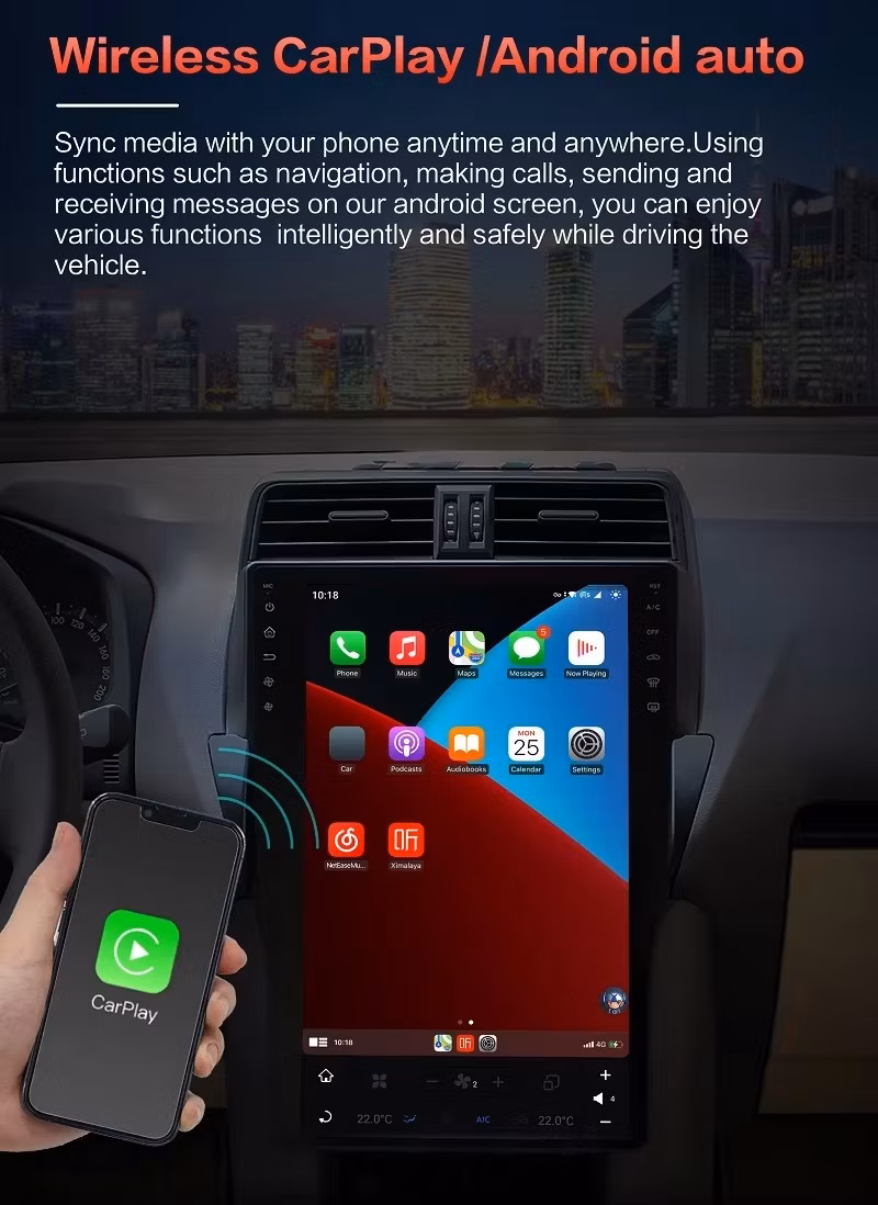 12.1" Android Tesla Car DVD Player for KIA K5 Optima 2011-2021 Vertical Touch Screen Radio Android DSP Android 11