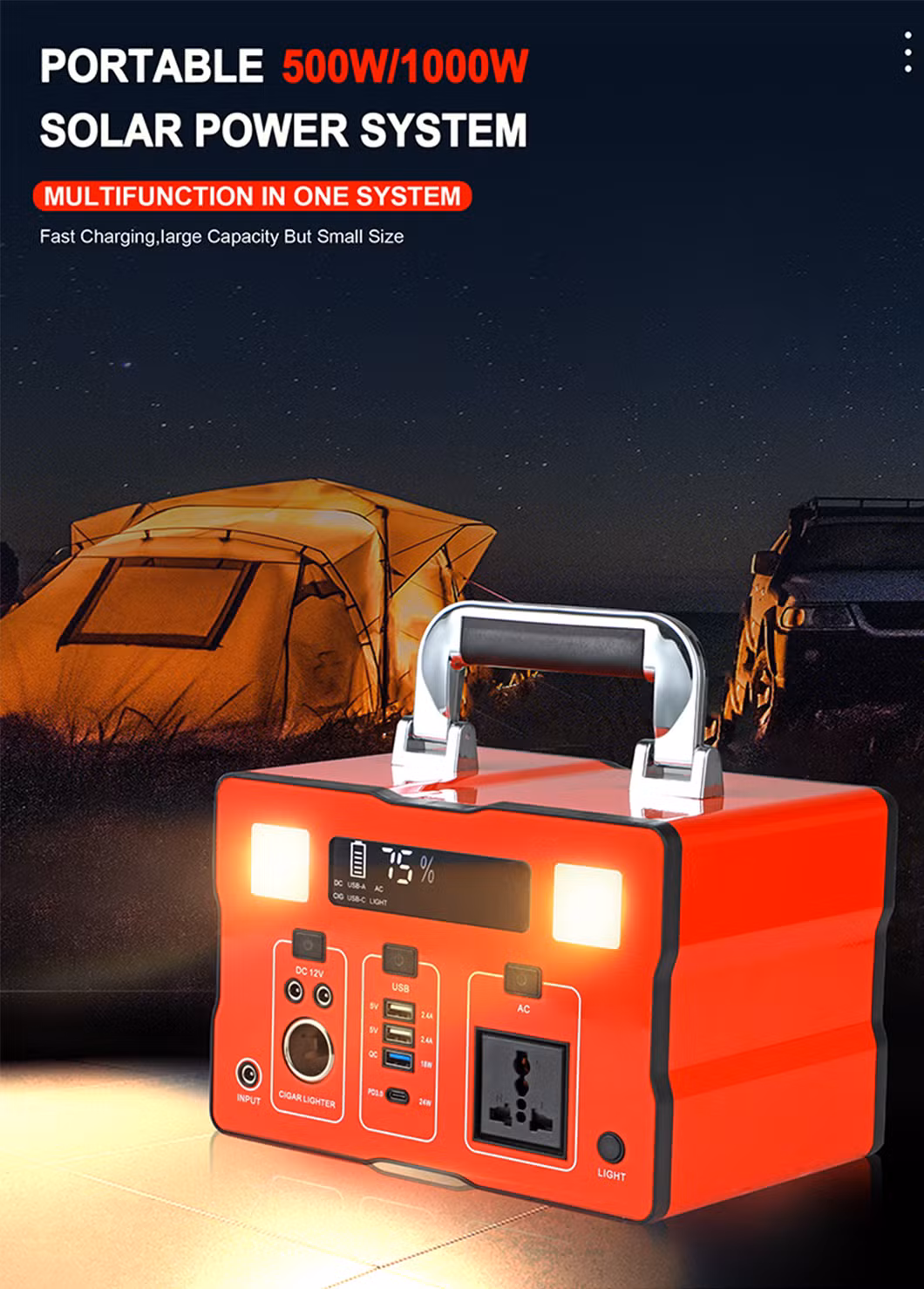 Good Price 3 Years Solar System Wholesale Global Sources 1000W Solar Power Station