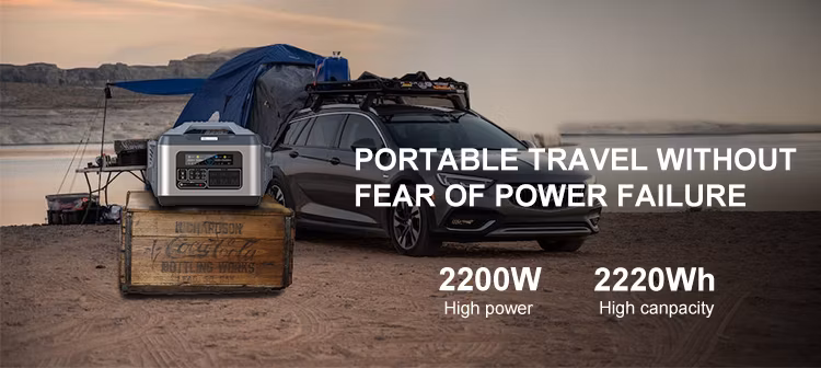 Nextgreenergy 2200W Power Bank Energy Storage Battery Portable Power Station Charging Station Power Supply