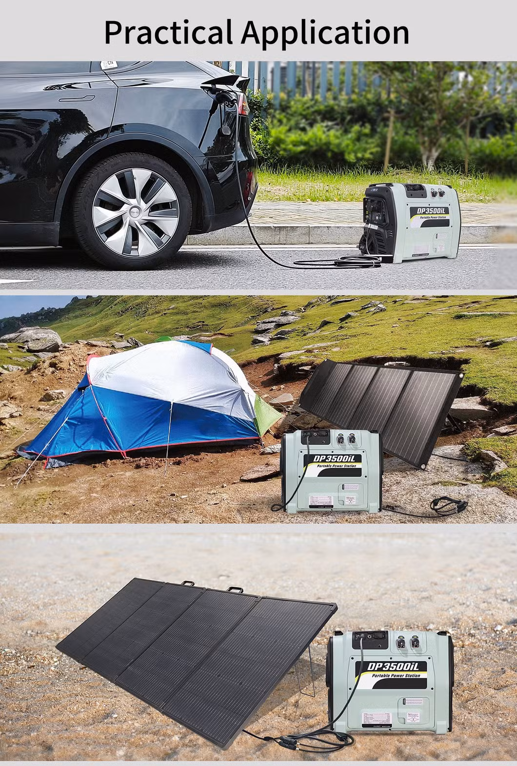 Drivelong 1500W 2048wh Universal Socket Portable Solar Generator Mobile Power Station Solar Panels From LiFePO4 Pure Sine Wave MPPT