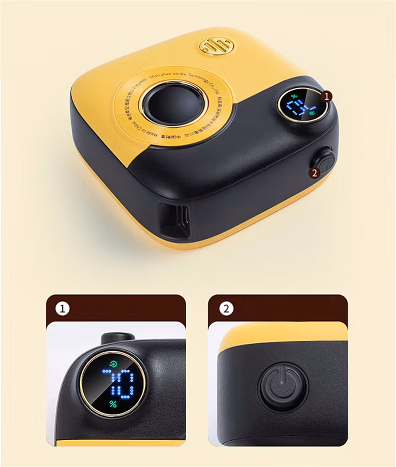 Best Selling Unique Camera Design Magnetic Wireless Power Bank 10000mAh Ultra Slim Pd20W Magsafing Built in Hook Portable Power Bank Station