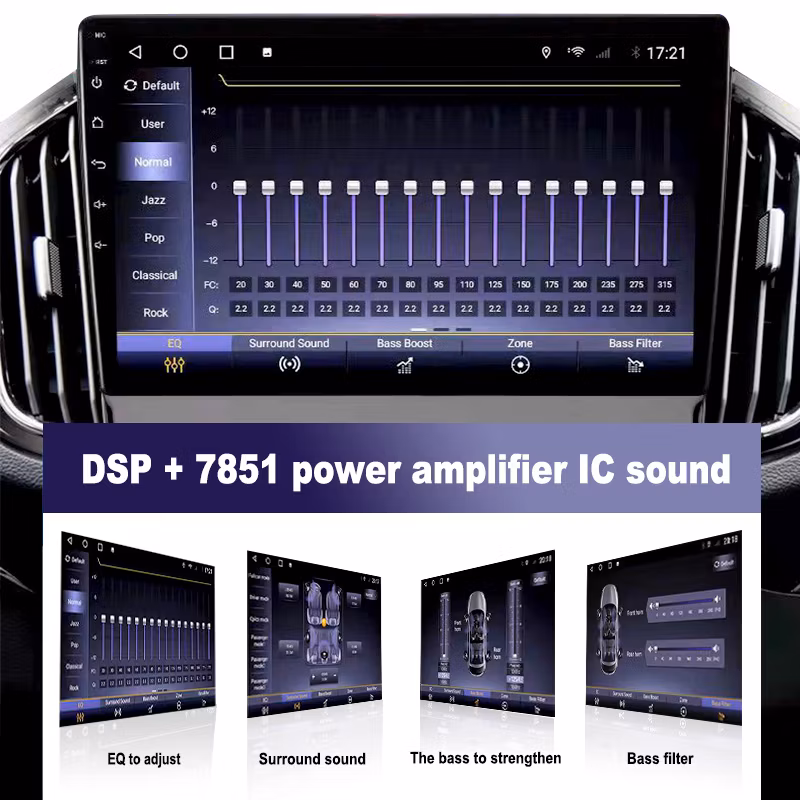 Android Car DVD Player Android Kiosk Touch Screen Support 4G LTE Car Video Navigation Multimedia Accessories Optional