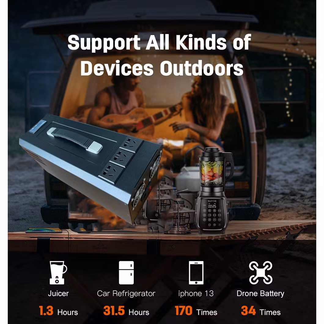 Wholesale Power Bank Electric Power UPS 1200W Outdoor Camping UPS Portable Power Station