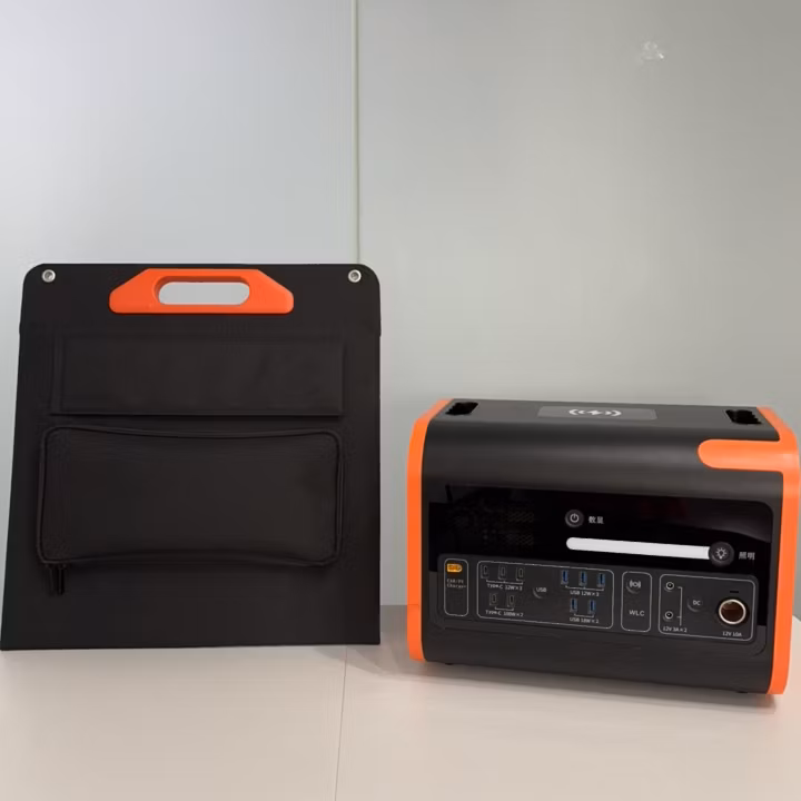 Wholesale OEM ODM 2200W Solar Generator Portable Energy Storage Power Super Fast Charging Station