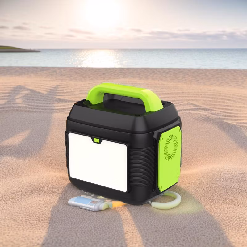 Portable 220V 600W Outdoor Camping Energy Storage Mobile Generator Emergency Charger Solar Power Supply Station Power Bank for Outdoor