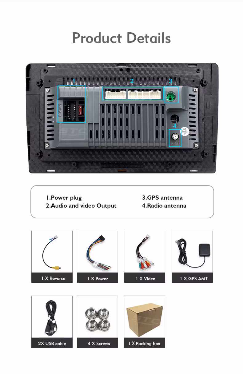 Car Accessories Subwoofer DVD Player FM Radio 1 Navigation Video Android Car Radio Multimedia Video Player Portable DVD Player Car DVD Player