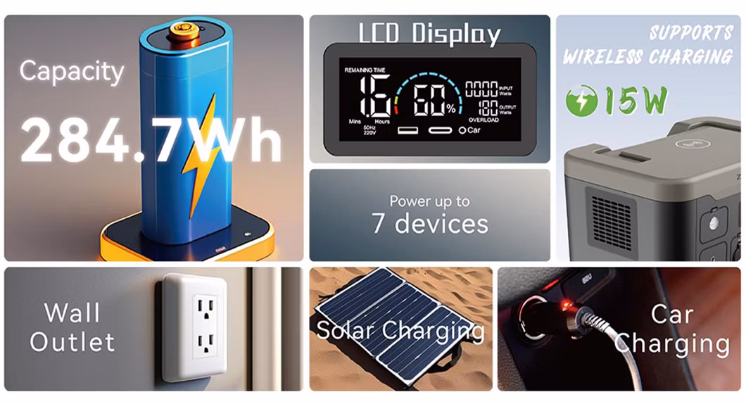350W Battery Power Station for Outdoor