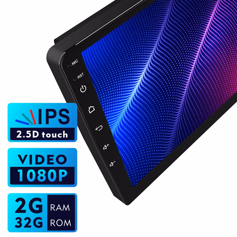 Hottest 9/10 Inch Car Android Stereo Radio Slim Body Multifunctional System Touch Screen Stereo Video Car Android DVD Player