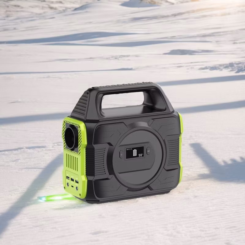 Generator Portable Power Station 300W Outdoor Power Bank Station Silent Small Mobile Portable Solar Generator