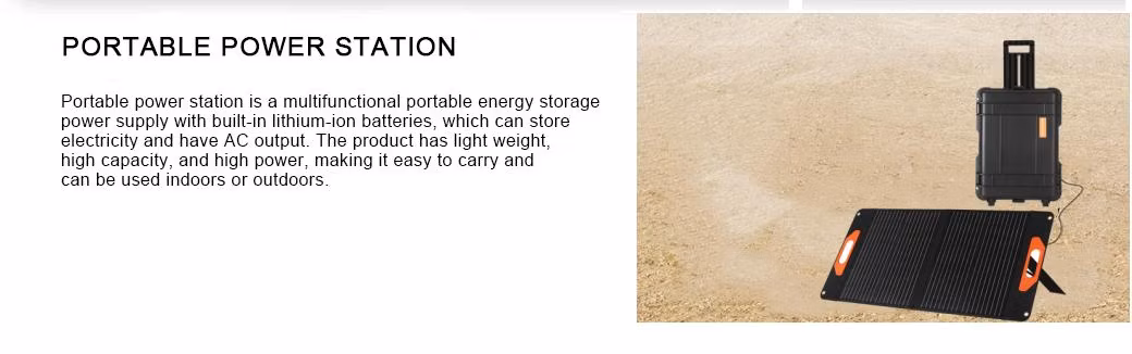 Mobile AC/DC Rechargeable 600W/3000W/4000W Outdoor Family Camp Lithium Battery UPS Power Portable Power Station