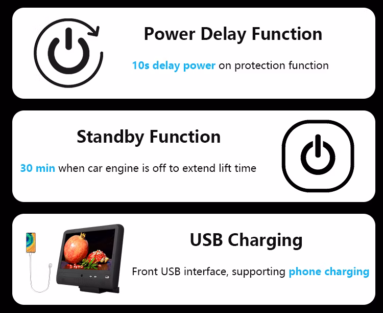 Android Car Headrest Monitor 10" IPS Touch Screen Mount Advertising Player for Car and Taxi