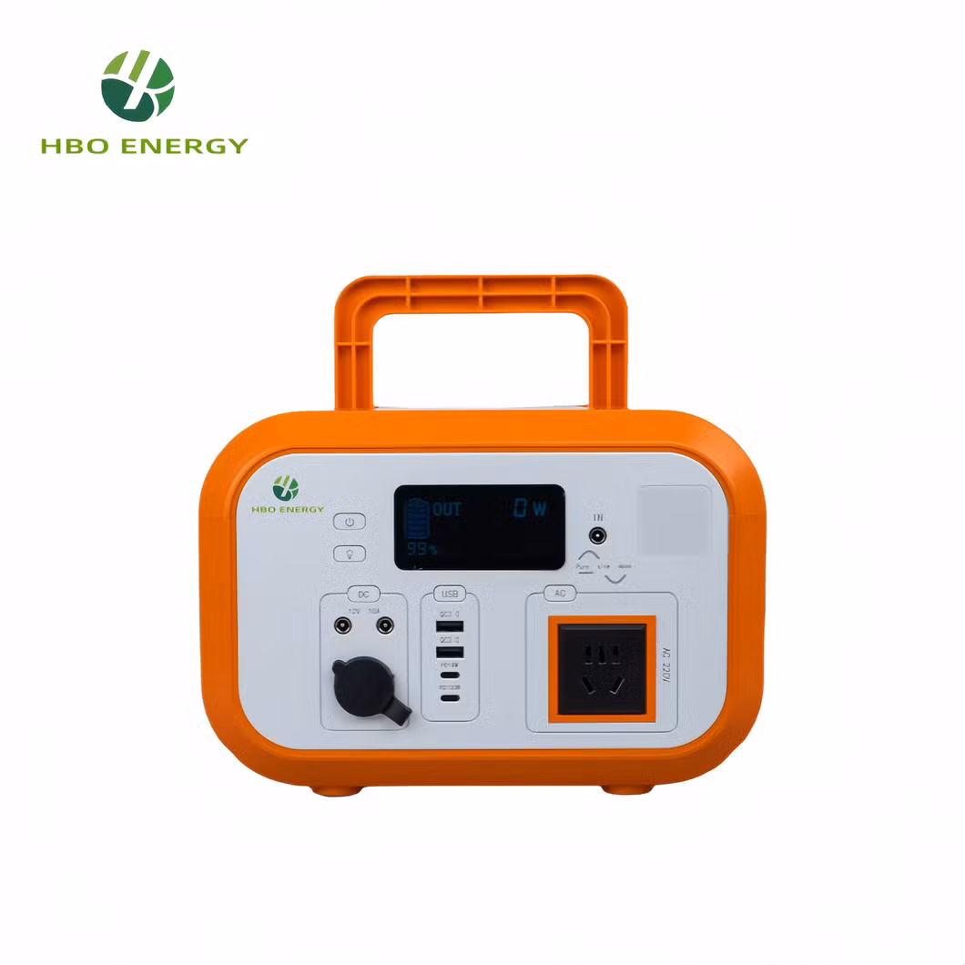 Hbo Solar AC Charging Generator Lithium Battery Outdoor Camping Emergency Backup Camping Portable Power Station