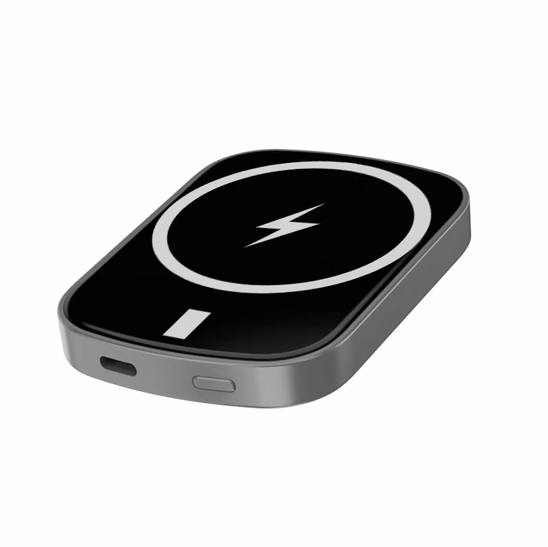 Hot 5000mAh Selling Support Fast Charging Wireless Charging Magnetic Rental Power Bank CE FCC Rosh Kc Pet Charging Treasure