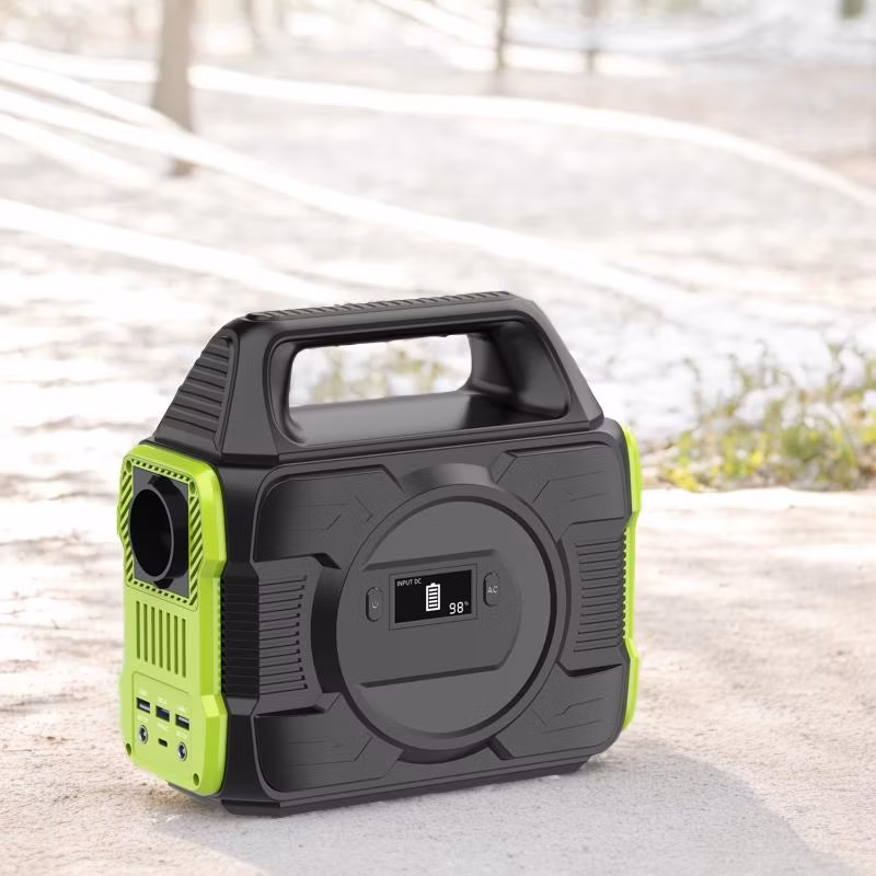 Generator Portable Power Station 300W Outdoor Power Bank Station Silent Small Mobile Portable Solar Generator