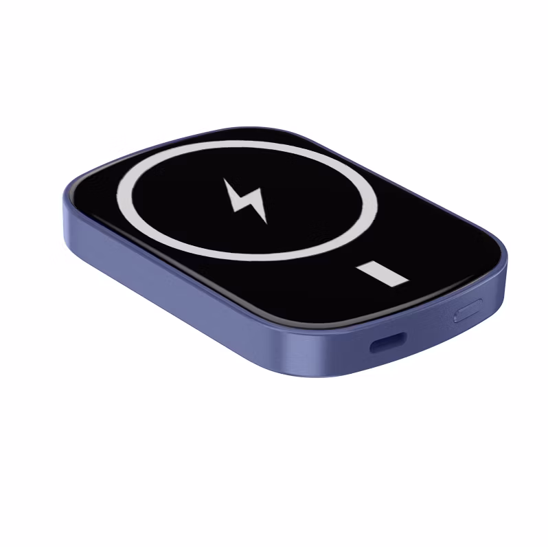 Hot 5000mAh Selling Support Fast Charging Wireless Charging Magnetic Rental Power Bank CE FCC Rosh Kc Pet Charging Treasure
