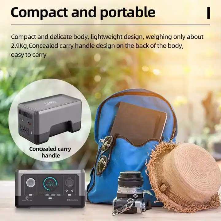 300W 500W Portable Power Bank Charger Mini Portable Power Bank Keychain Solar Portable Power Station 2000W