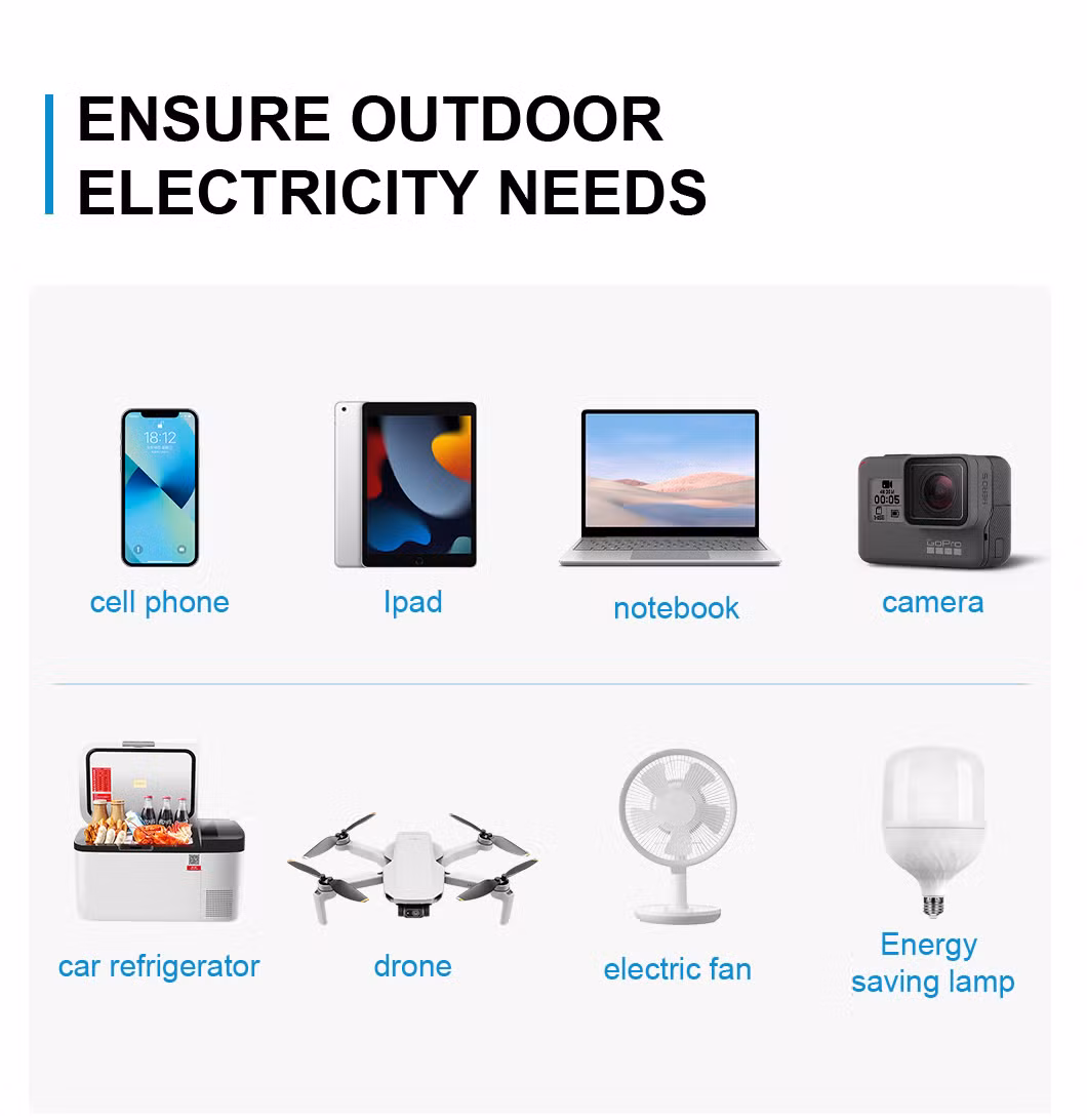 Customized 500wh Outdoor Aoke Ion Solar Charger Lithium Battery Portable Power Station
