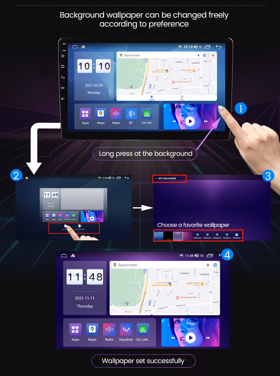 OLED 2DIN Android11 8core 8+128GB IPS 360 Camera Car DVD Player for Head Unit 9/10inch Universal Carplay Video Autoradio
