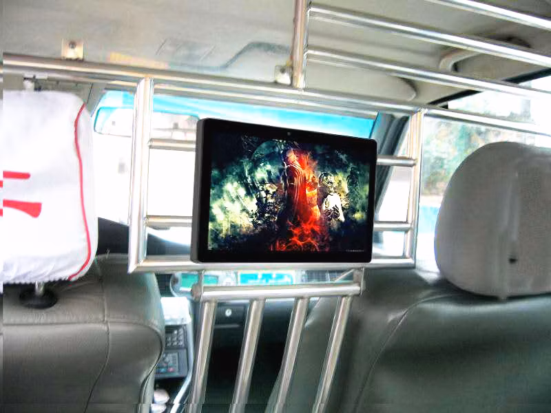 Taxi Headrest 7 Inch Android Ad Display LCD Monitor with Screen Touch Bus Advertising Player LCD Digital Signage