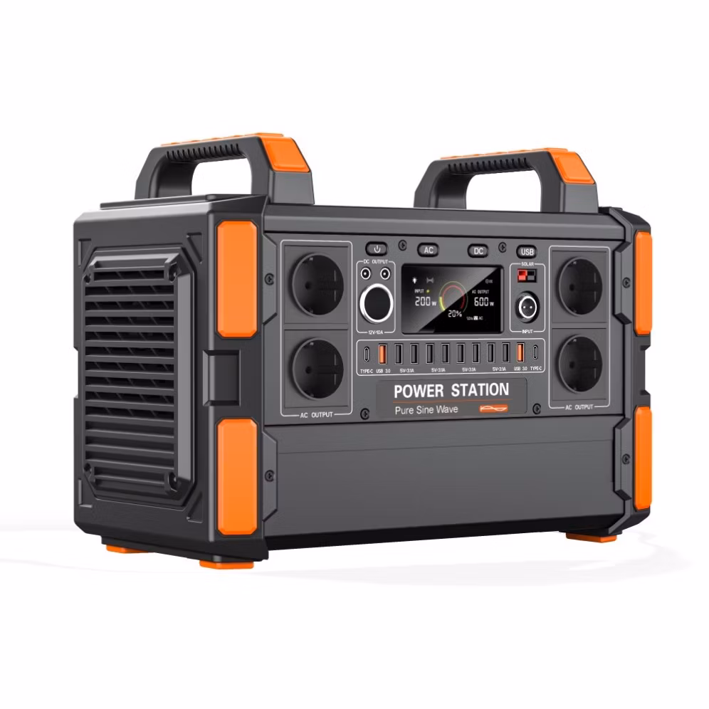 1200W Solar Energy Power Station LiFePO4 Outdoor and Home Using Portable Power Station