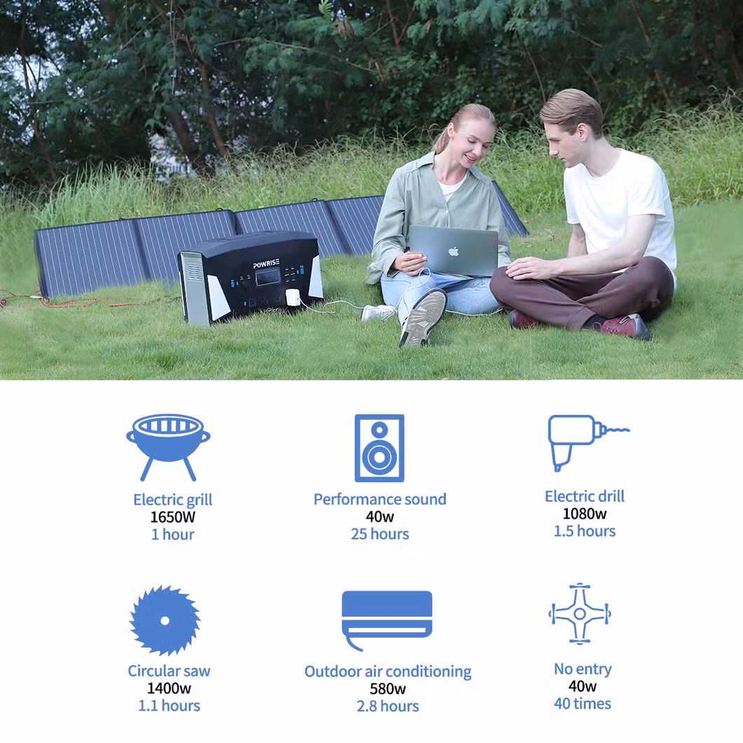 New Arrival 500W 1000W 2200W 3000W Solar Portable Rechargeable Power Station Battery Portable Power Station Multi-Funtional Multi-Colourful