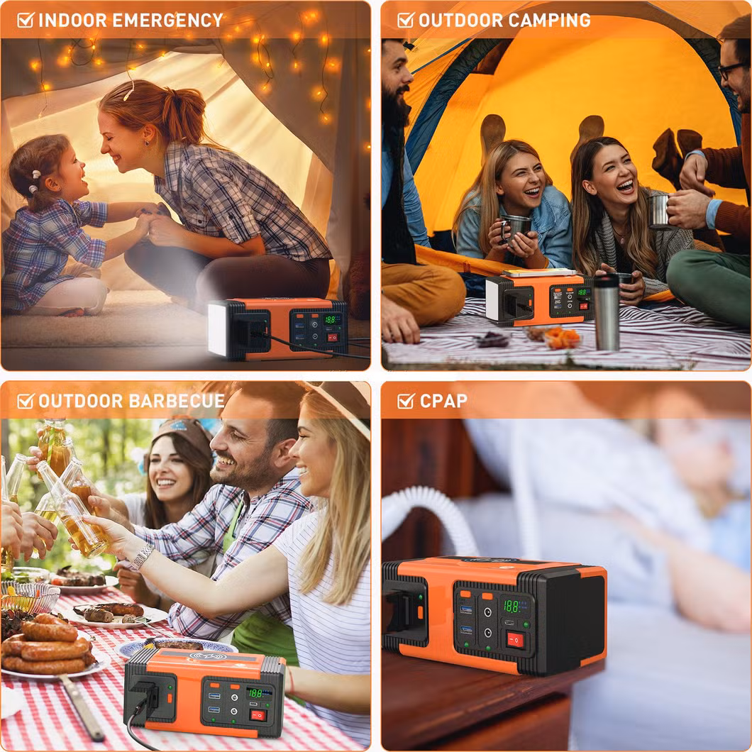 2024 Portable Power Bank Station Power Generator 100W for Camping Outdoor Car Power Station