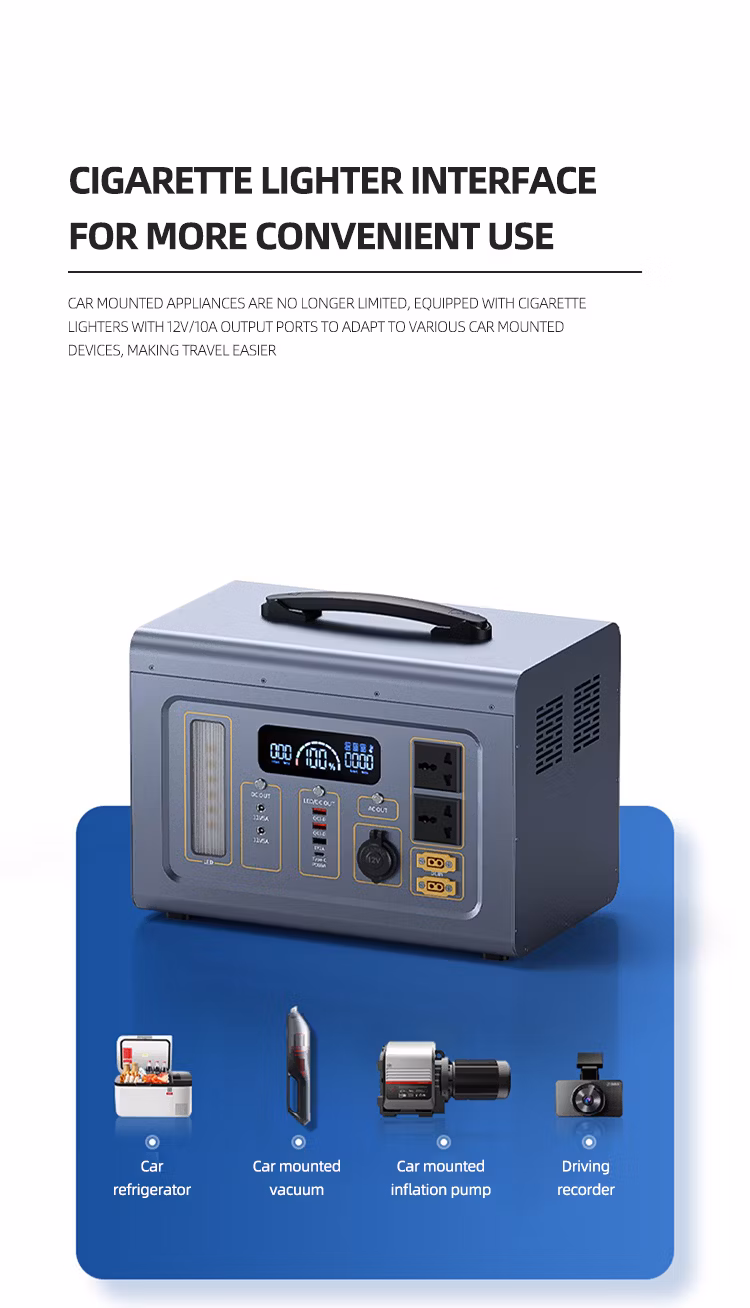 Support Global Agent Camping Outdoor Solar Generator Lithium Ion Battery 600W 648wh Portable Power Station Sm1000
