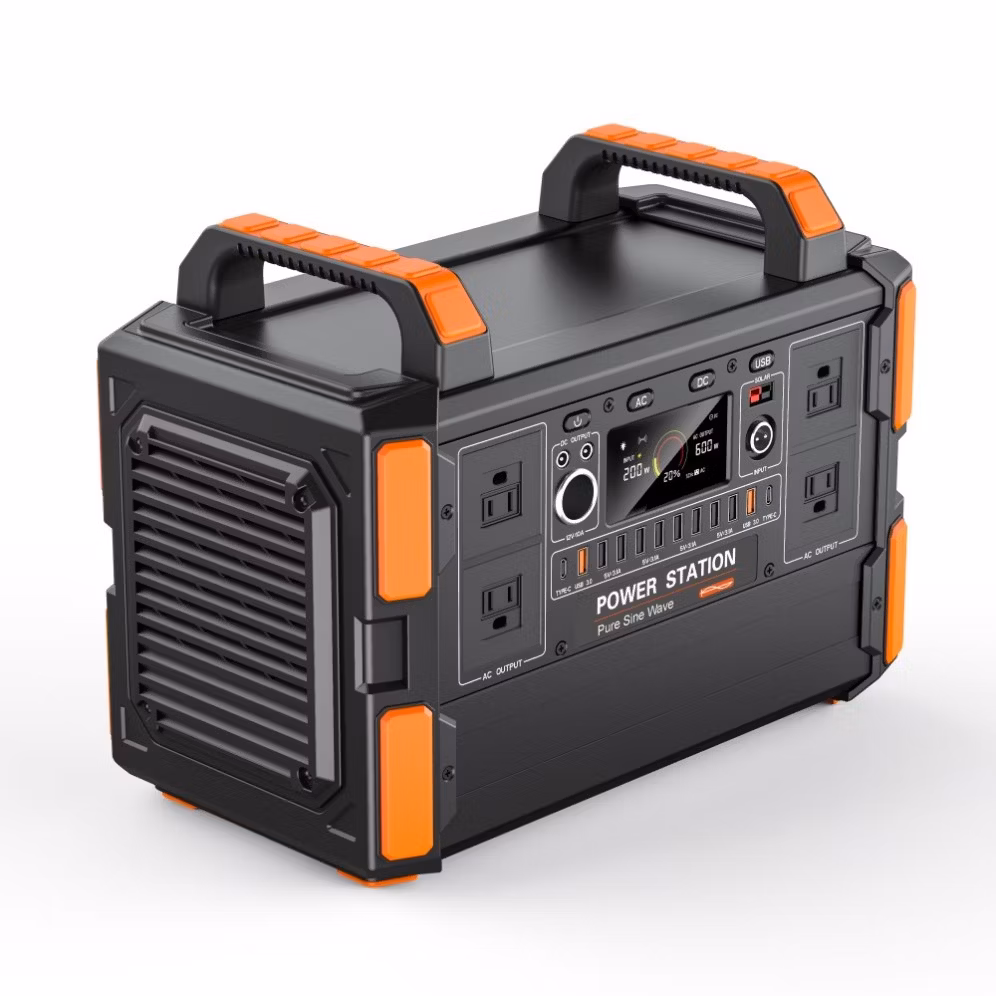 1200W Solar Energy Power Station LiFePO4 Outdoor and Home Using Portable Power Station
