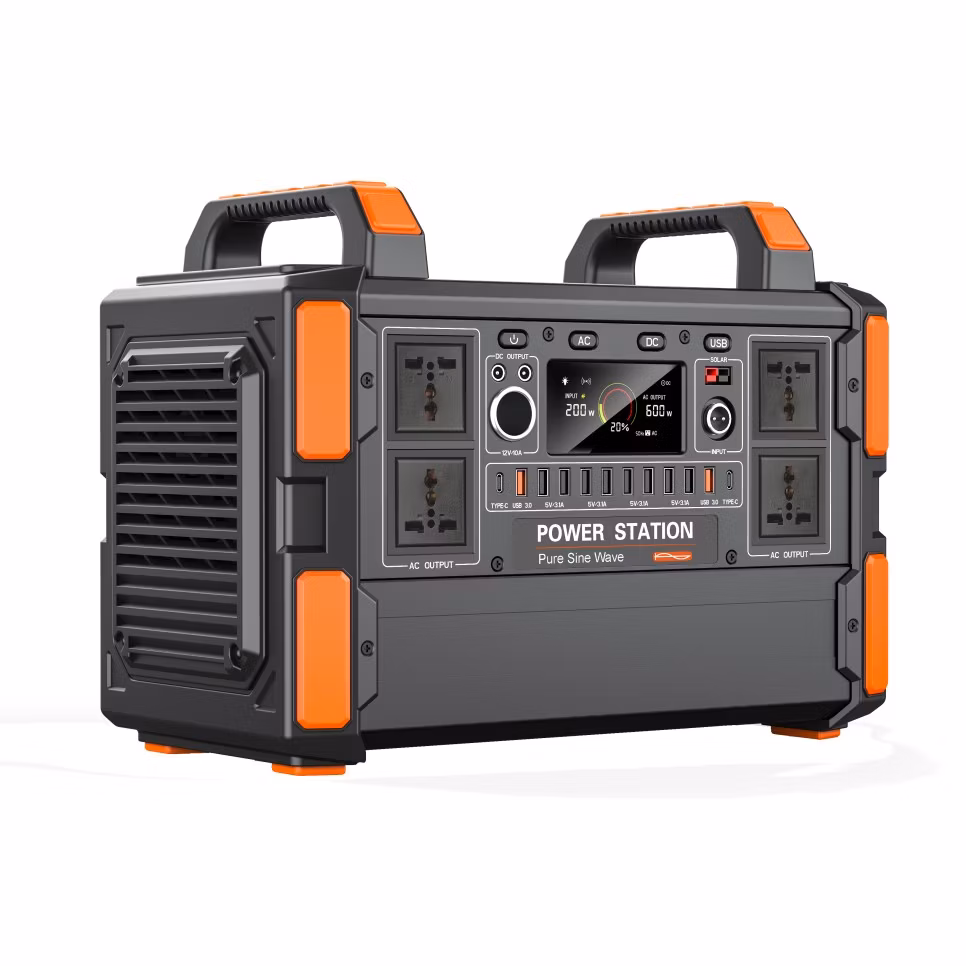 1200W Solar Energy Power Station LiFePO4 Outdoor and Home Using Portable Power Station