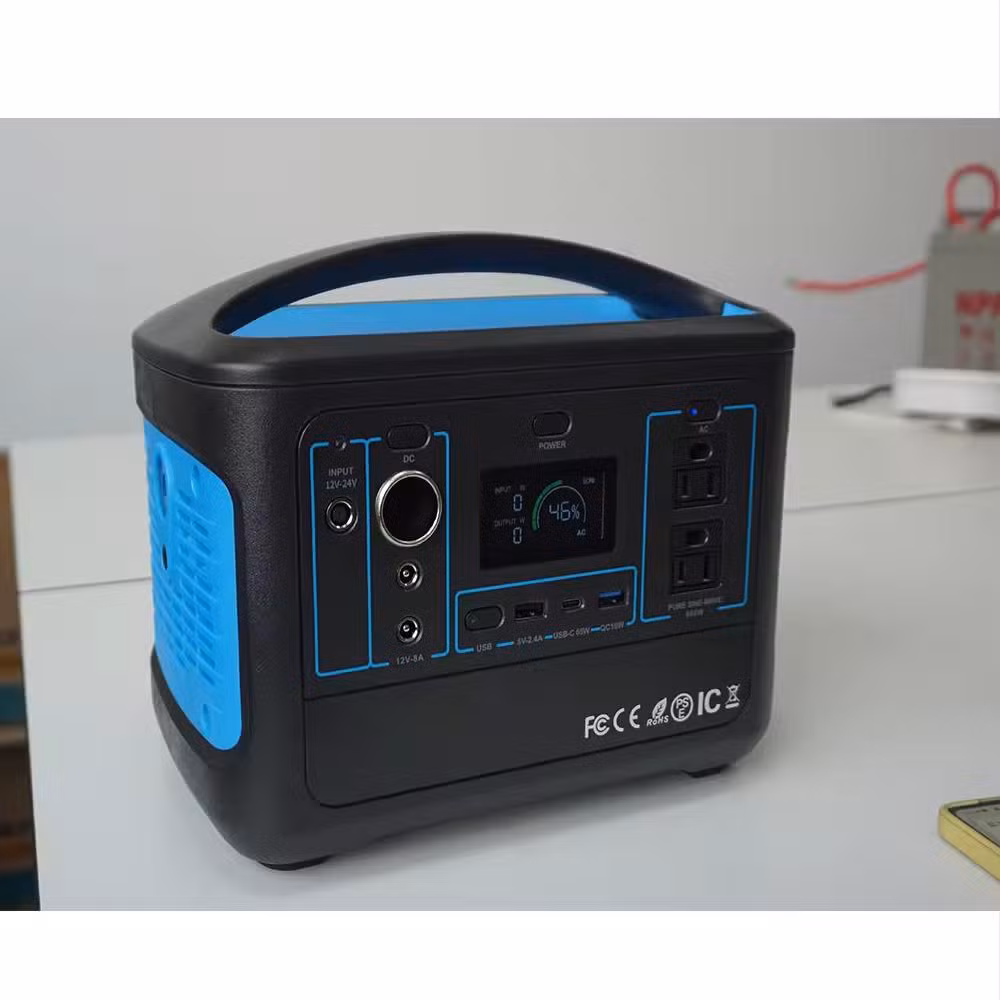 600W Electric Power Bank Portable Battery Solar Portable Powered Station