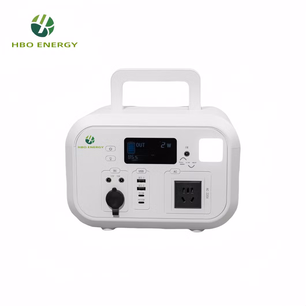 Hbo Solar AC Charging Generator Lithium Battery Outdoor Camping Emergency Backup Camping Portable Power Station