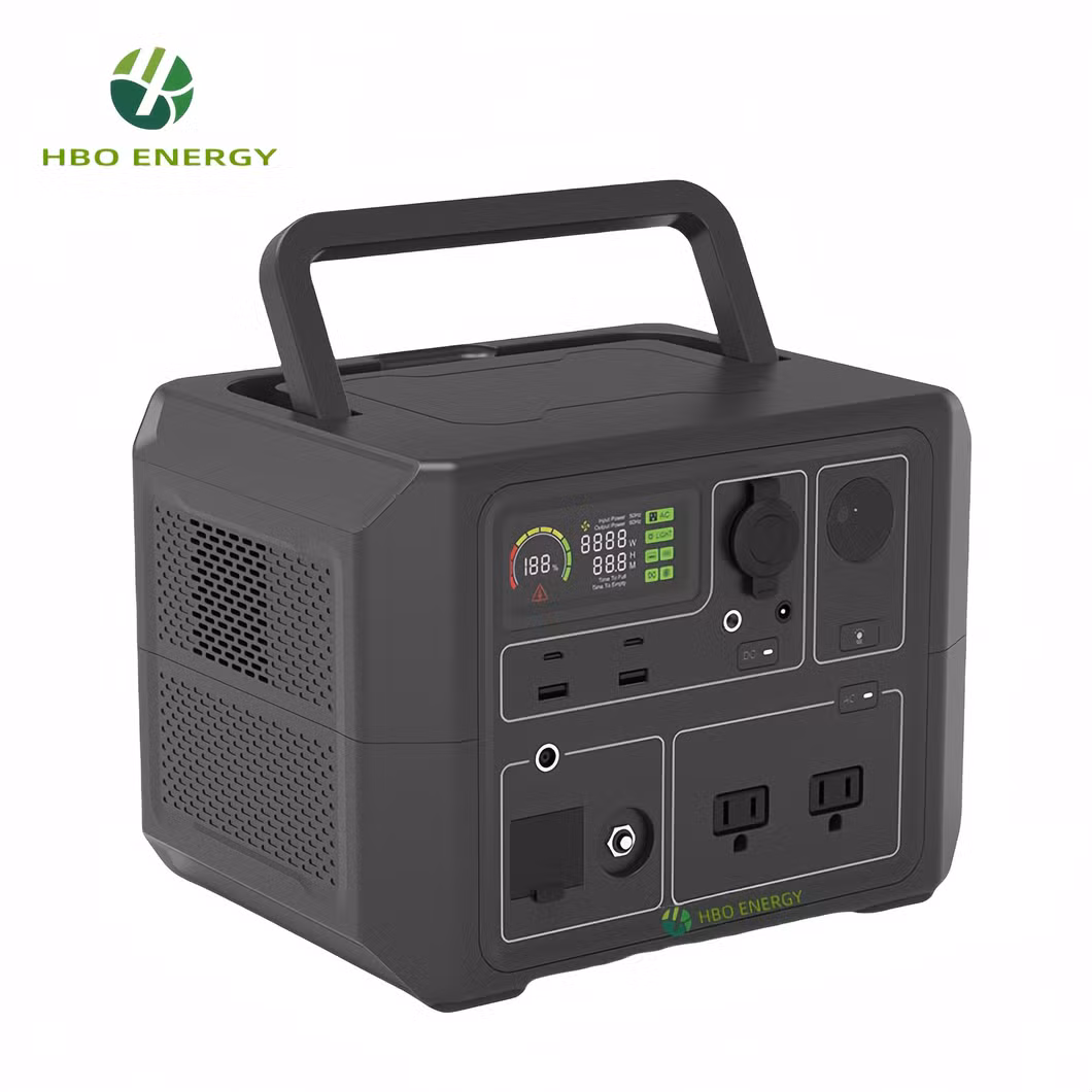Hbo 600W Portable Power Station with Solar Panel