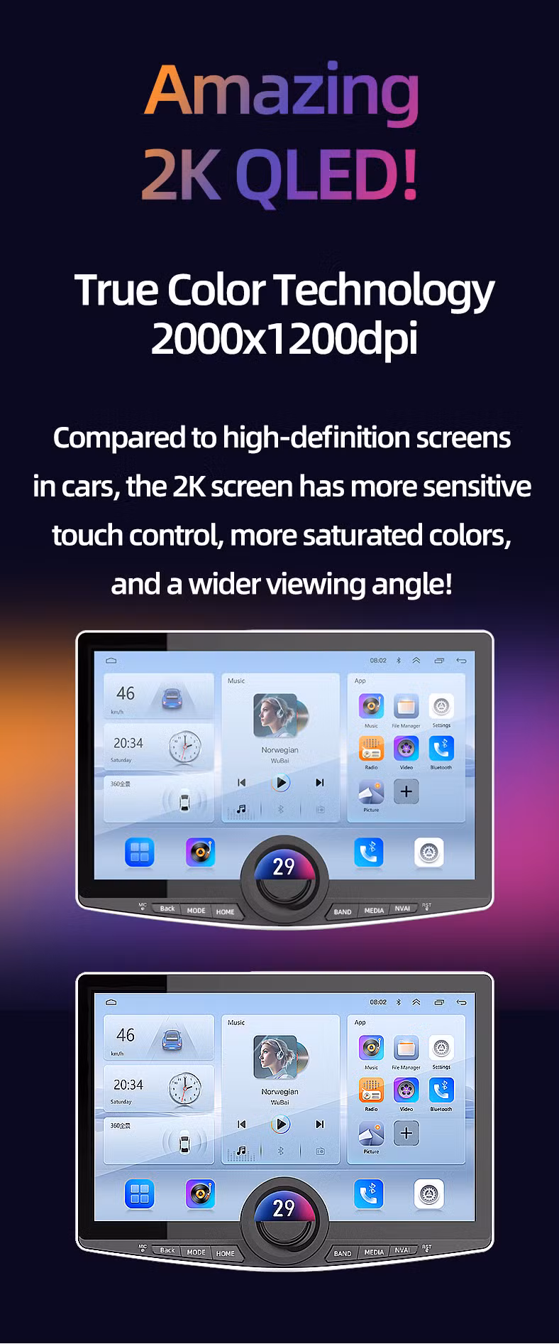 Factory Direct Android Screen Player Screen Car Android All Inch Universal Car Radio Auto Android