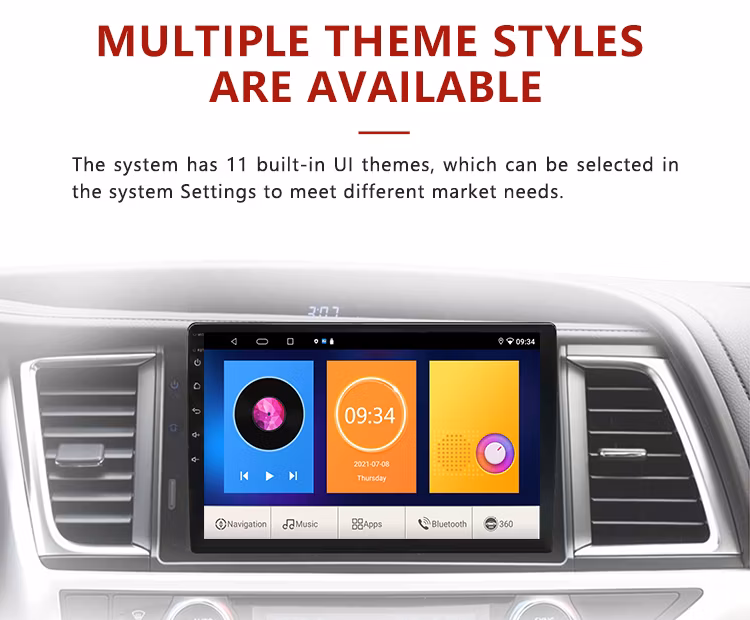 Wemaer OEM 360 Car Camera System GPS Navigation Carplay T5 Android DVD Player Touch Screen 10.1 System MP3 Stereo Car Radio