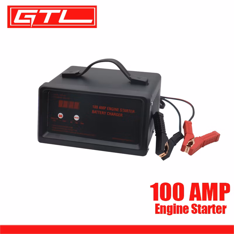 100 AMP Engine Starter, 12V Fully Automatic Battery Charger and 15/100A Engine Starter, 12V Engine Start Battery Charger (BCH100A2)