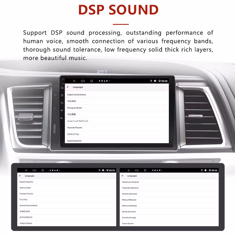 Wemaer OEM 360 Car Camera System GPS Navigation Carplay T5 Android DVD Player Touch Screen 10.1 System MP3 Stereo Car Radio