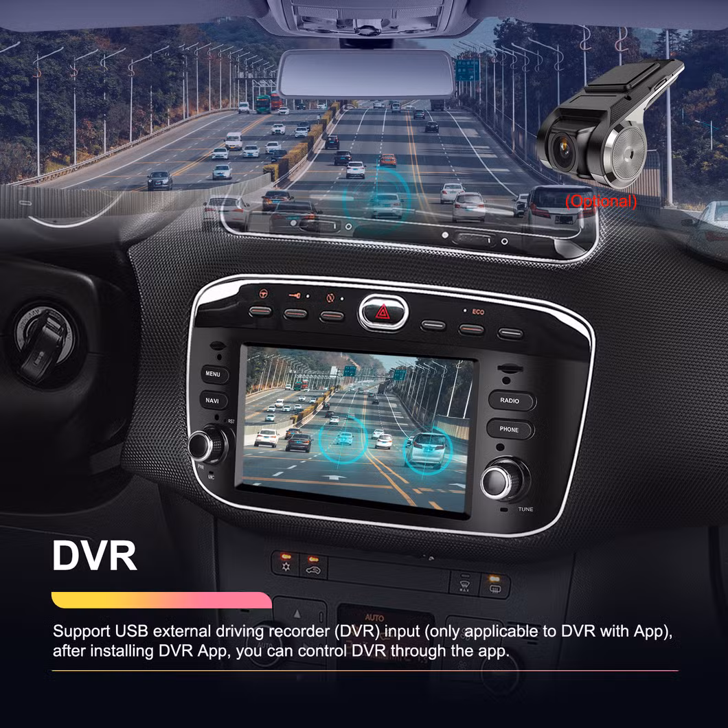 Punto10-16 Series Car Central Control Touch Screen 6.2 Inch/7 Inch Frame Integrated Replaceable Android Touch Screen System Android GPS DVD Player